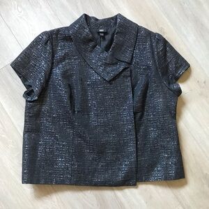 Mossimo Chic Black Textured Women's Top